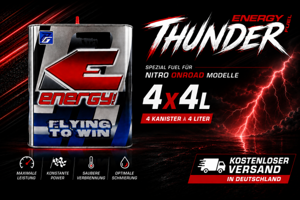 ENERGY "Thunder" 16% EU ON-ROAD 4x4 Liter Kannen (16Liter) KOSTENLOSER VERSAND DE