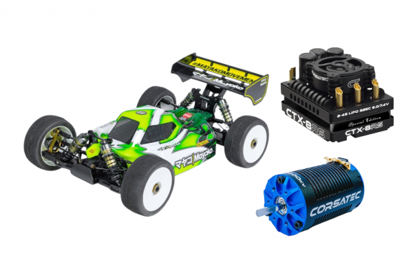 マヤコ Mayako MX8E-25 + Corsatec 1900 or 2100kv + Corsatec 250A Black Edition