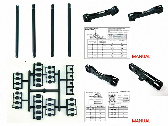 Alu. Suspension Holders Set CNC Machined 7075-T6