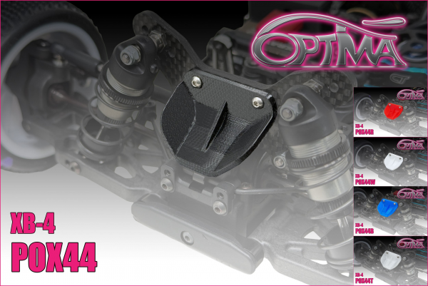 Optima - Flexible XB4 Front Wing - Black