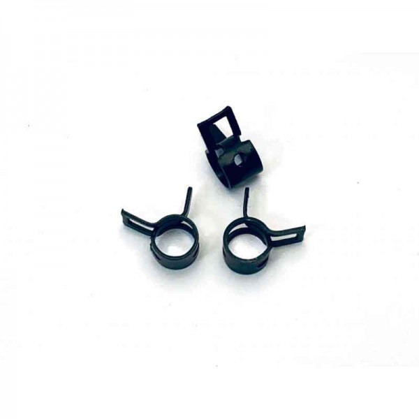 PRC Fuel Tube Retainers Black (3 pcs)