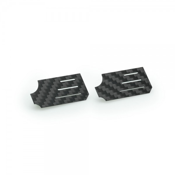 1/10 EP Heckspoiler Carbon Sideplates 0,5mm (2)