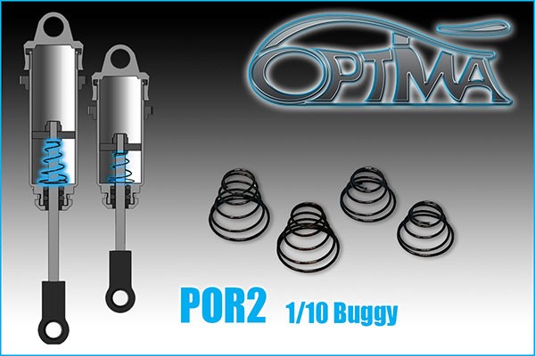 OPTIMA 1/10 additiv shock springs (4 pcs)