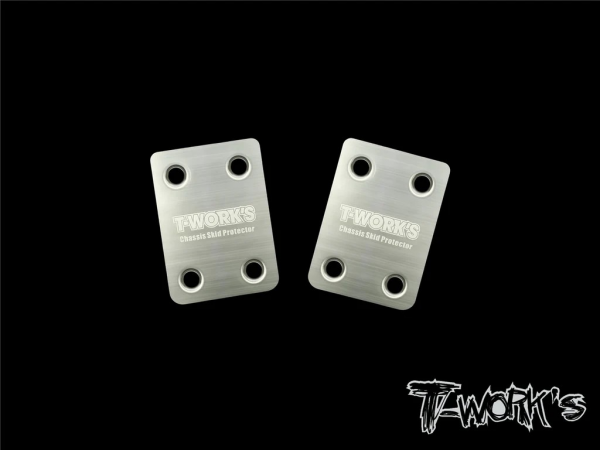 T-Works Edelstahl Skid Platten - hnten - für MBX8 / MBX8R - (2 Stück)