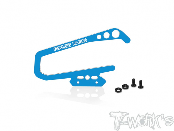 T-Works Tuning Aluminium Tragegriff (Blau) - für FUTABA T10PX