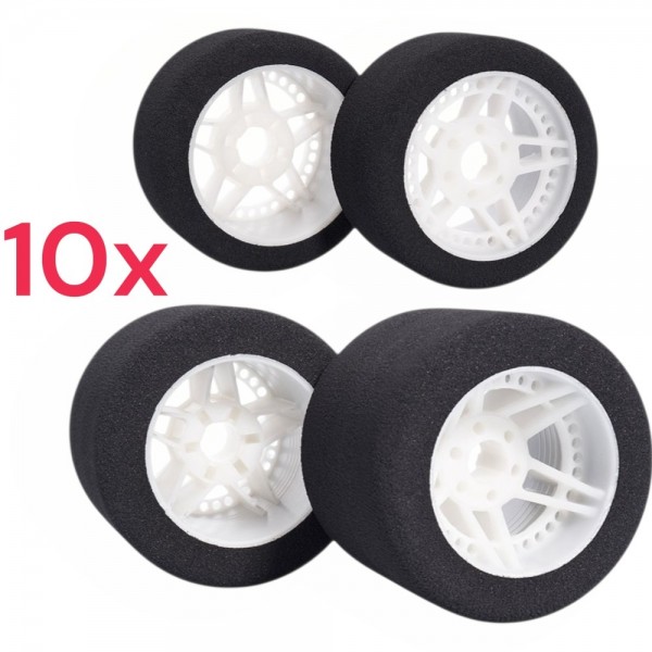 10x Matrix 1/8 Komplettsatz 32/35sh 69/76mm (vorgeschliffen) Light Felge (4 Reifen)