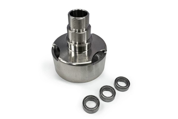 Clutch Bell 2-Speed Alum Nickel Coated GT (for Modul 0.8)