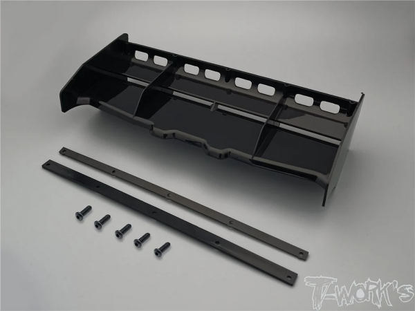 T-Works 1/8 Offroad Buggy Heckflügel - "Airflow" - SCHWARZ