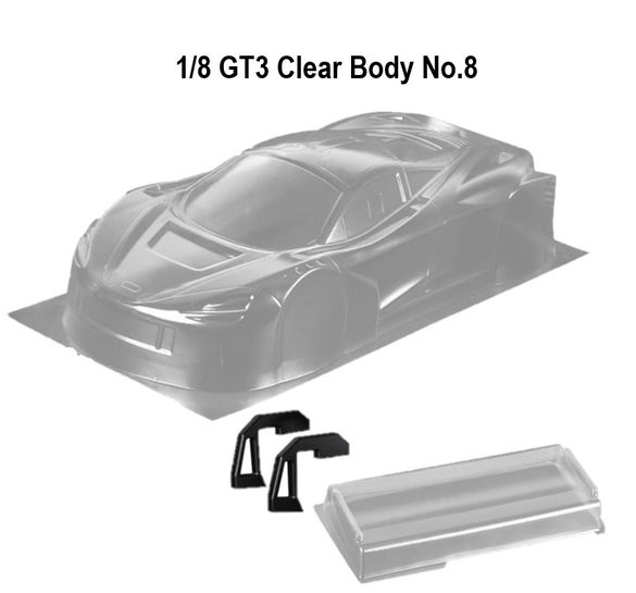 1/8 "Clear Body No.9" GT3 360MM