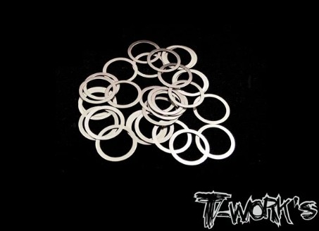 T-Works - Shim Scheiben 8 x 10 x 0,3mm (30 Stück)