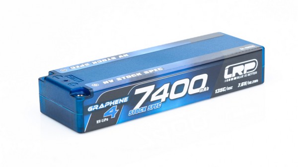 HV STOCK SPEC GRAPHENE-4 7400MAH AKKU - 7.6V LIPO - 135C/65C