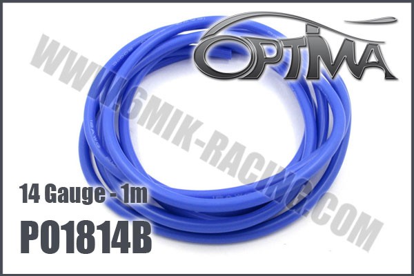 14 gauge silicone Wire Blue (1 m)