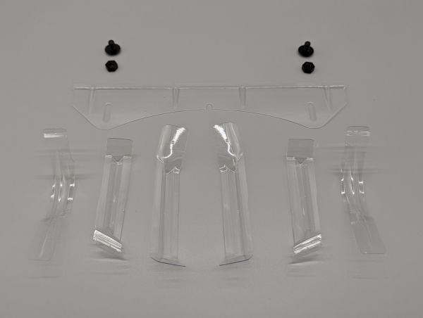 1/8 PIP-Aero - Versteifungen + Abrisskante + Schrauben - set