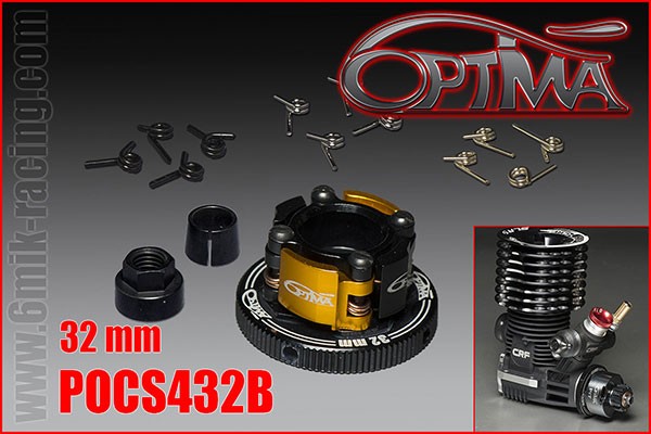 OPTIMA 4 Shoes Flywheel set - 32 mm Black V2