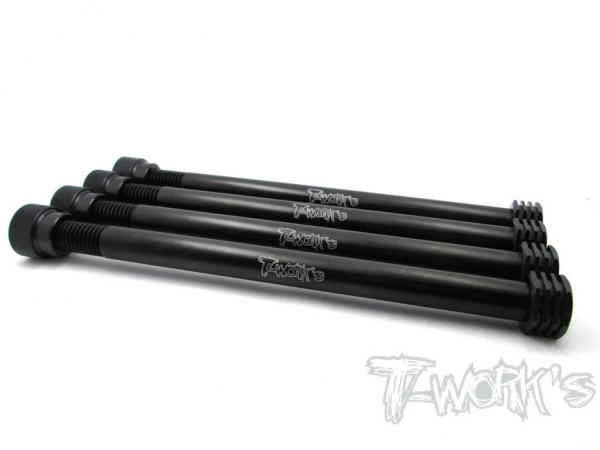 T-Works Alum. Reifenständer für 1/8 On-road (4 Stück)