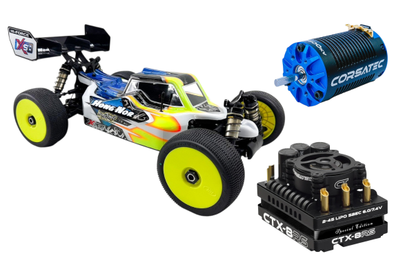 Hong Nor iX5B 1/8 Buggy Electric 2026 + Corsatec 1900 or 2100kv + Corsatec 250A Black Edition