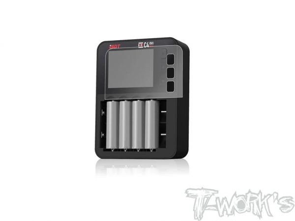 T-Works Display Schutzfolie - für ISDT C4 EVO / Kyosho Speed House Multicell Charger EVO