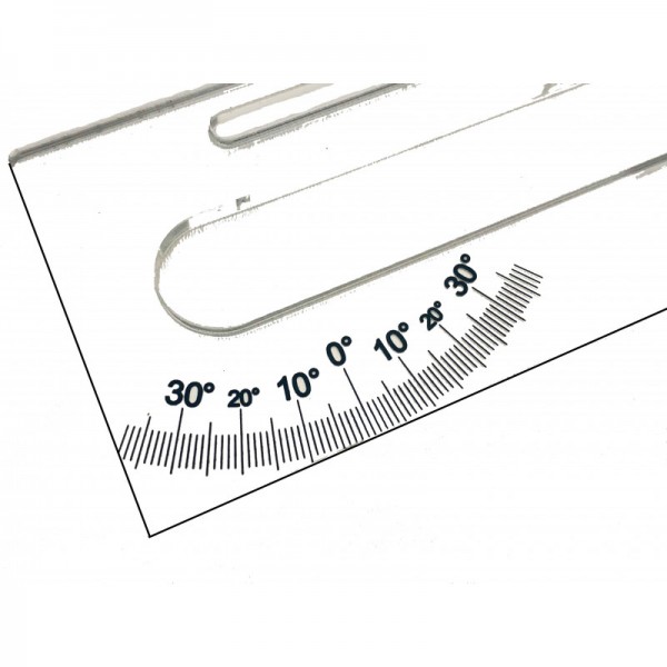 PRC 38° Toe Measuring Board 1/8 On-Road