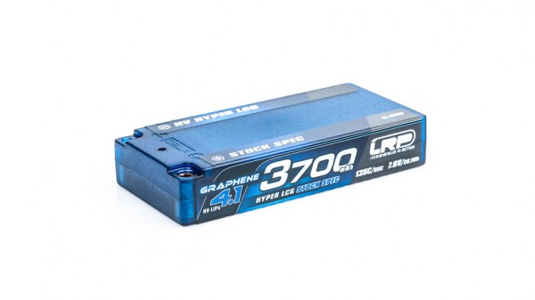 HV HYPER LCG STOCK SPEC SHORTY GRAPHENE-4.1 3700MAH AKKU - 7.6V LIPO - 135C/65C