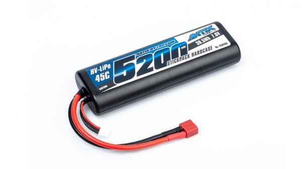 ANTIX BY LRP 5200 GRAPHENE - 7.6V LIHV - 45C LIPO CAR STICKPACK HARDCASE