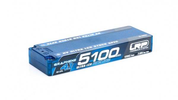 HV ULTRA LCG STOCK SPEC GRAPHENE-4.1 5100MAH - 7.6V LIPO - 135C/65C