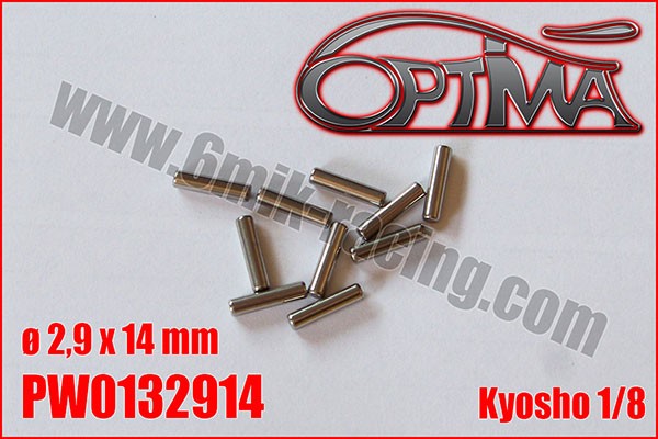 ø2.9 x 14 mm pin for shaft replacement (10)