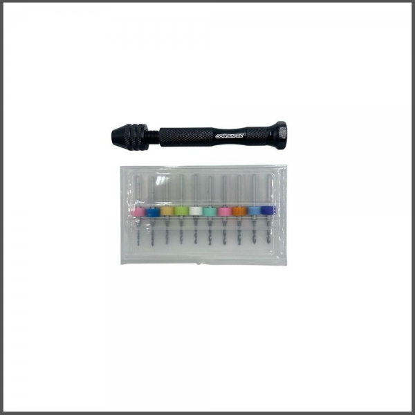 Corsatec - Bohrer für Lochplatten - 1.1-2mm (10 Stück)