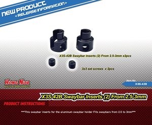 Swaybar Inserts From 2.5-3mm (2 pcs)