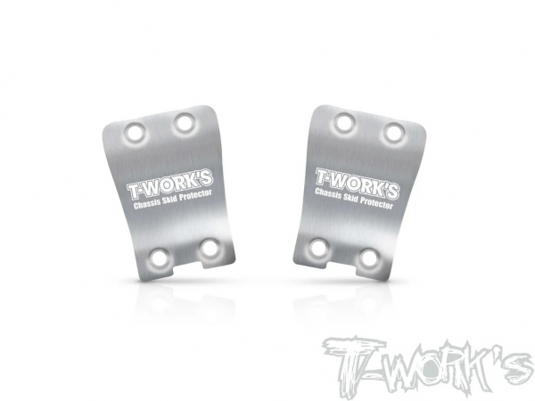 T-Works - Stainless Steel Rear Chassis Skid Protector (2 pcs) - for X5B