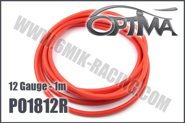 12 gauge silicone Wire Red (1 m)