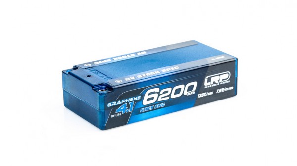 HV STOCK SPEC SHORTY GRAPHENE-4.1 6200MAH - 7.6V LIPO - 135C/65C