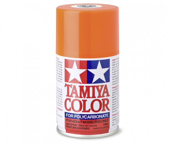 Tamiya - PS-24 Polycarbonat Spray - NEON ORANGE - 100ml
