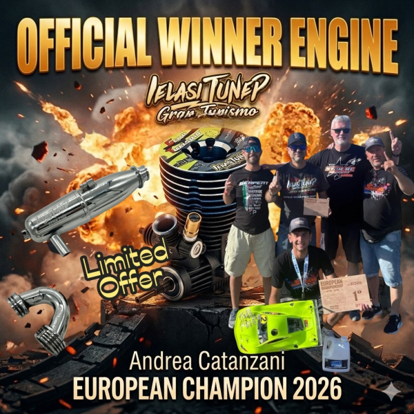 ILT - 1/8 GT Onroad Kit COMBO - Engine "GranTurismo" + Pipe Efra 2185 + Krümmer V3