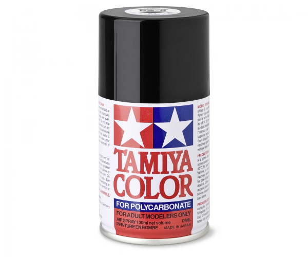 Tamiya - PS-5 Polycarbonat Spray - SCHWARZ - 100ml