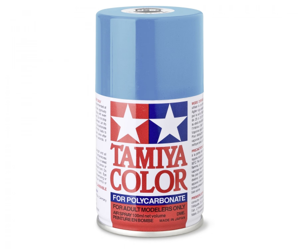 Tamiya - PS-3 Polycarbonat Spray - HELLBLAU - 100ml