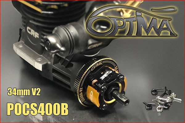 OPTIMA 4 Shoes Flywheel set - 34 mm Black V2