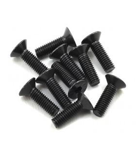 M3X20MM FLAT HEAD SCREWS 10PCS