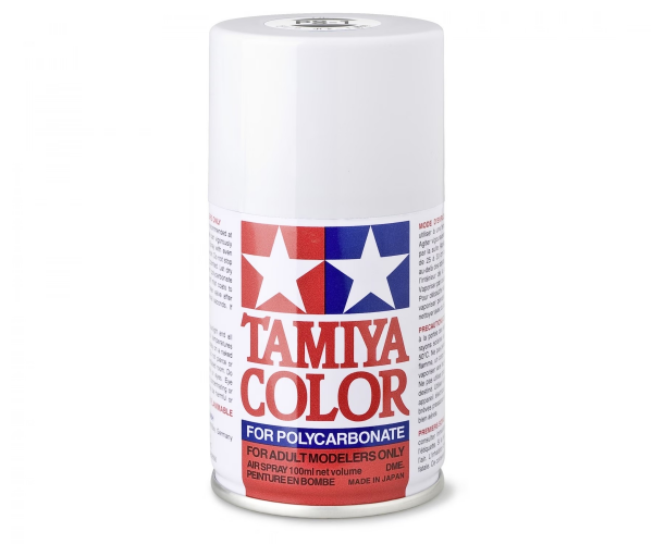 Tamiya - PS-1 Polycarbonat Spray - WEISS - 100ml