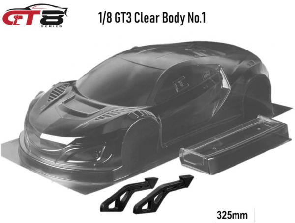 1/8 GT8-Series "Clear Body No.1" GT3 325mm