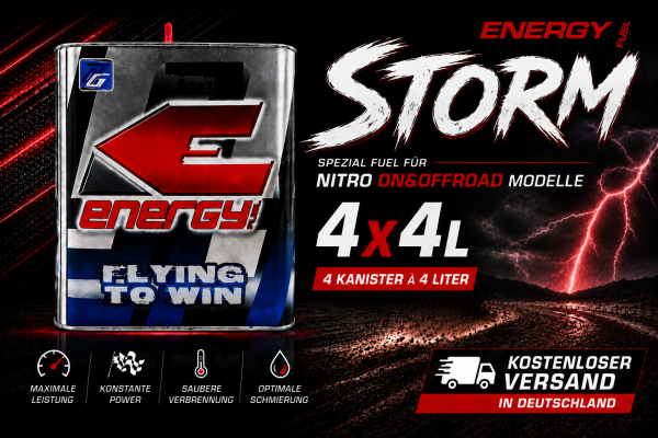 ENERGY "Storm" 16% EU ON/OFF-ROAD 4x4 Liter Kannen (16Liter) KOSTENLOSER VERSAND DE