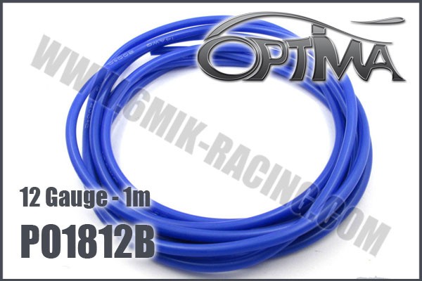 12 gauge silicone Wire Blue (1 m)