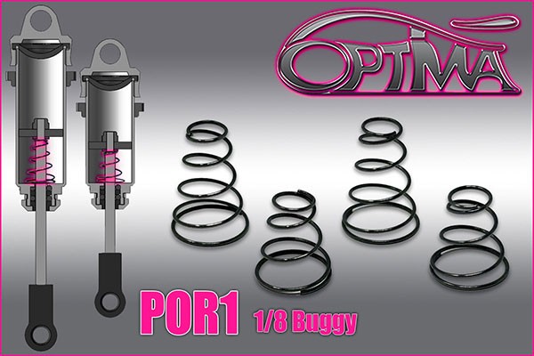 OPTIMA 1/8 additiv shock springs (4 pcs)