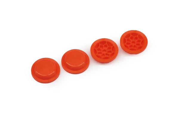 16mm Shock Rubber Membrane Cell (Soft) Orange (4 pcs)