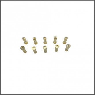 Corsatec - 5mm Goldstecker männlich - (10 Stück)