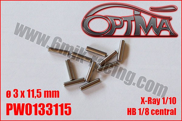 ø3 x 11,5 mm pin for shaft replacement (10)