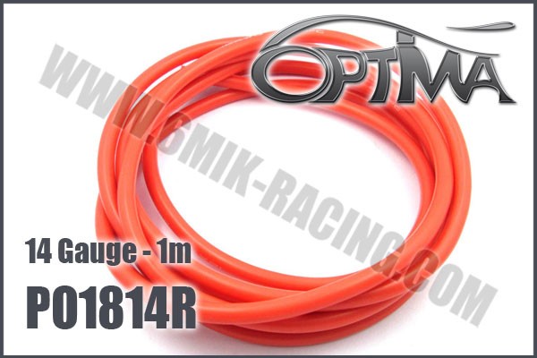 14 gauge silicone Wire Red (1 m)