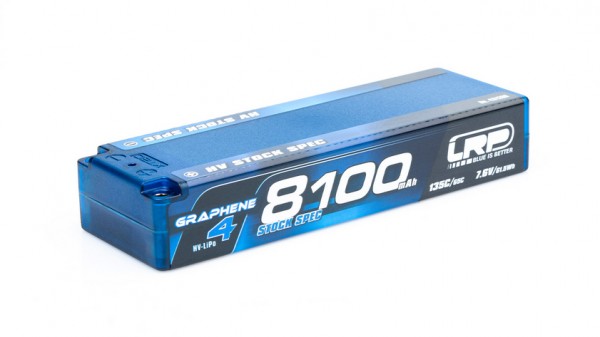 HV STOCK SPEC GRAPHENE-4 8100MAH AKKU - 7.6V LIPO - 135C/65C