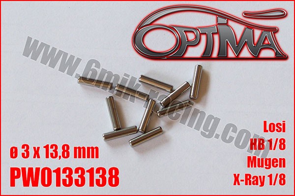 ø3 x 13,8 mm pin for shaft replacement (10)