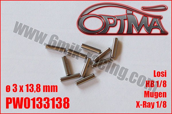 ø3 x 13,8 mm pin for shaft replacement (10)