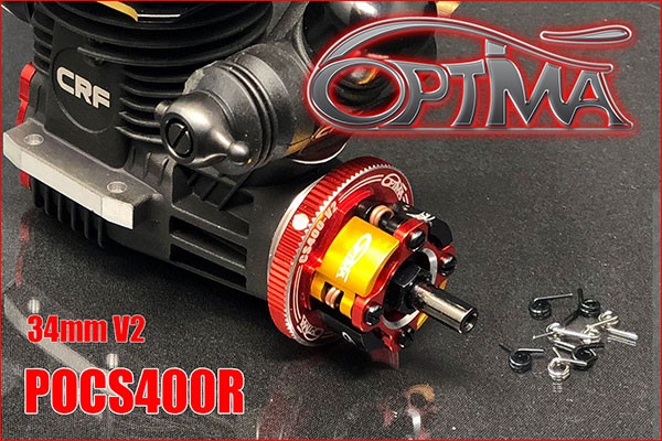 OPTIMA 4 Shoes Flywheel set - 34 mm Red V2